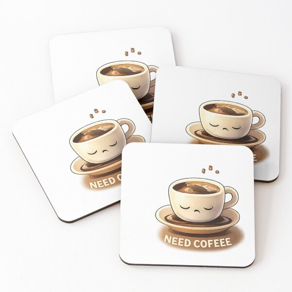 Item preview, Need Coffee First – Cute Coffee Illustration designed and sold by CLEARART7.