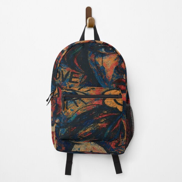 Item preview, Expressive woman in neo-pop surreal chaos designed and sold by LaraVisionsArts.