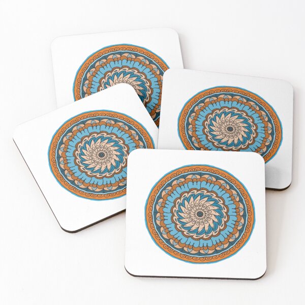 Item preview, Mandala geométrico tranquilo: arte circular meditativo designed and sold by MysticPurpleHue.