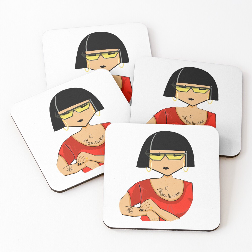 Item preview, Coasters (Set of 4) designed and sold by ROCIODRAMATICA.