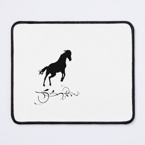 Item preview, Black Jumping Horse with Birds – Minimal Logo designed and sold by Dotadoari.