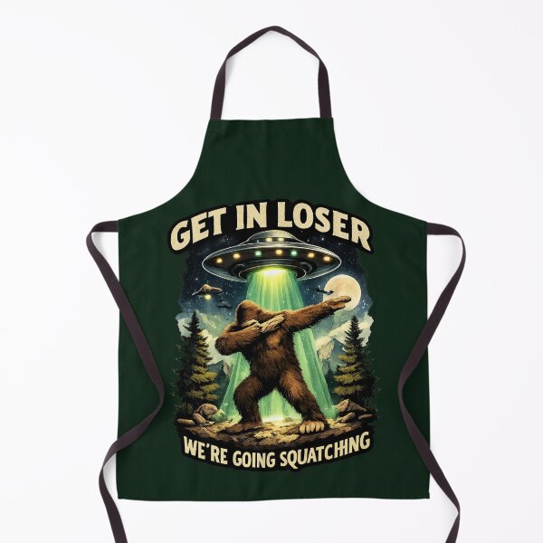 Item preview, Funny Bigfoot UFO Squatching Design designed and sold by Tender Flower Clothing.
