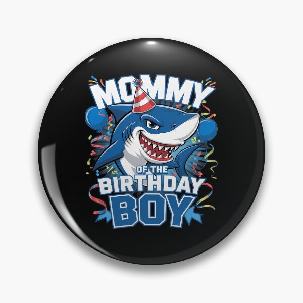 Item preview, Mommy of The Birthday Boy Shark Ocean Theme Matching Family 3 designed and sold by AquaKiev.