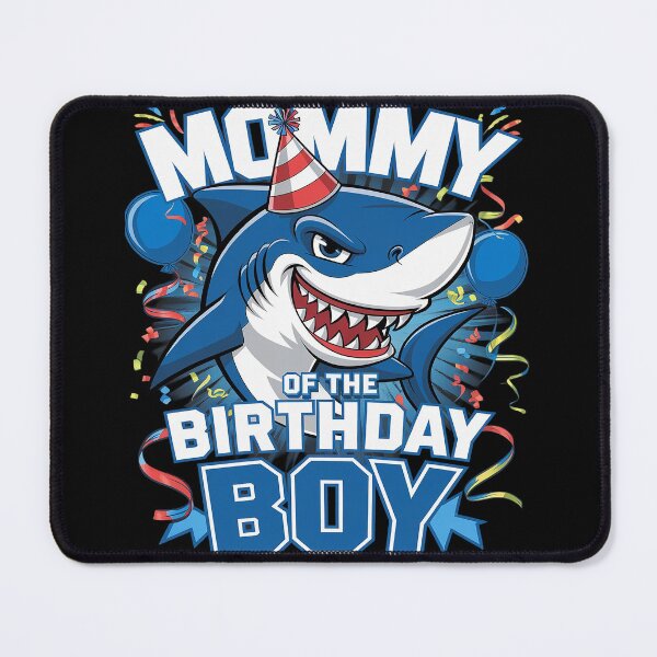 Item preview, Mommy of The Birthday Boy Shark Ocean Theme Matching Family 3 designed and sold by AquaKiev.