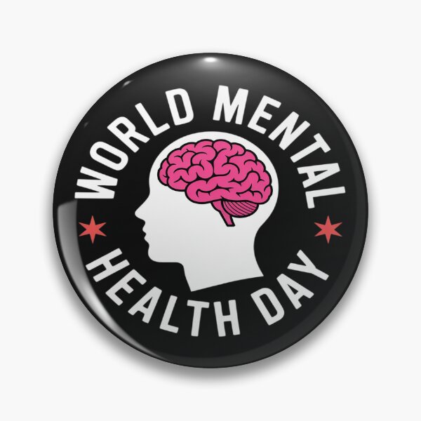 Item preview, World Mental Health Day Human Brain Mental Health Awareness designed and sold by Rackaam.