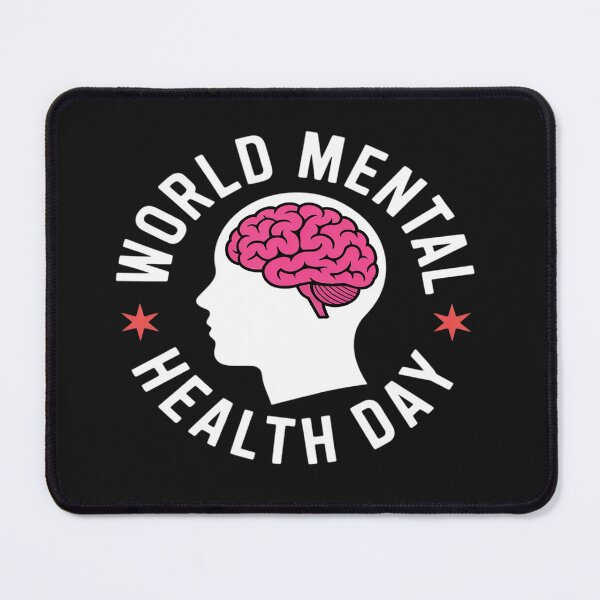 Item preview, World Mental Health Day Human Brain Mental Health Awareness designed and sold by Rackaam.