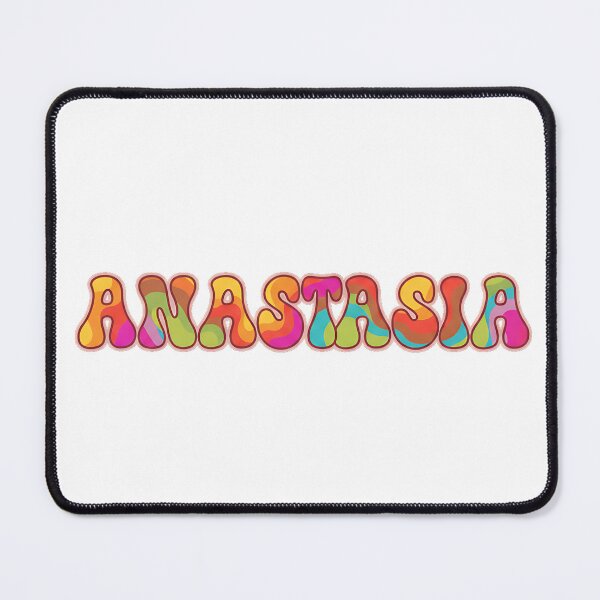 Item preview, ❤️ Anastasia Personalized Name Wavy Retro Shirt, Coffee Mug, Sticker Gift designed and sold by HelixPedia.