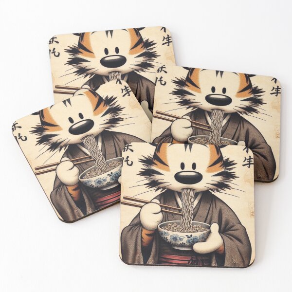 Item preview, ZEN & THE ART OF TIGER SLURP: Hobbes’ Ramen Scroll of Feline Philosophy designed and sold by Print Fiction.