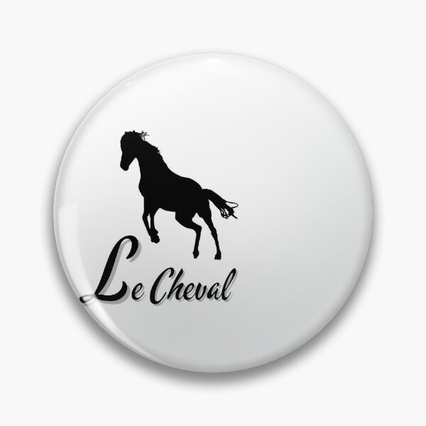 Item preview, Le Cheval – Black Jumping Horse Minimal Logo designed and sold by Dotadoari.