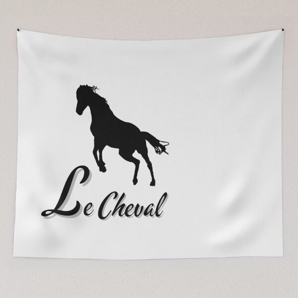 Item preview, Le Cheval – Black Jumping Horse Minimal Logo designed and sold by Dotadoari.