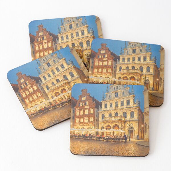 Item preview, Prinzipalmarkt, Münster in the evening designed and sold by sid1802.