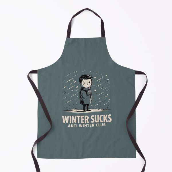 Item preview, Winter Sucks – Anti Winter Club Retro Minimal Design designed and sold by Vintage Shapes.