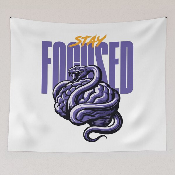 Item preview, Stay Focused – Master Your Mind, Master Your Path designed and sold by Dizartico.