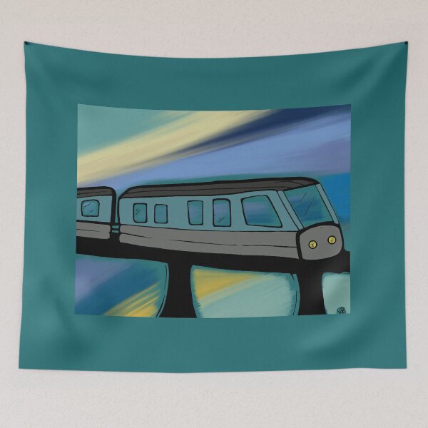 Item preview, Monorail train movement designed and sold by WendyBialek Designs.