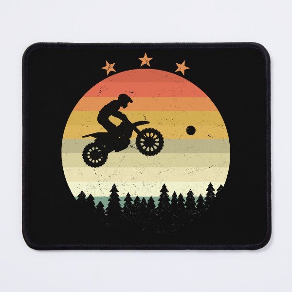Item preview, Vintage Motocross Dirt Bike Jump Silhouette – Extreme Off-Road Adventure Art designed and sold by GetGoodFit.