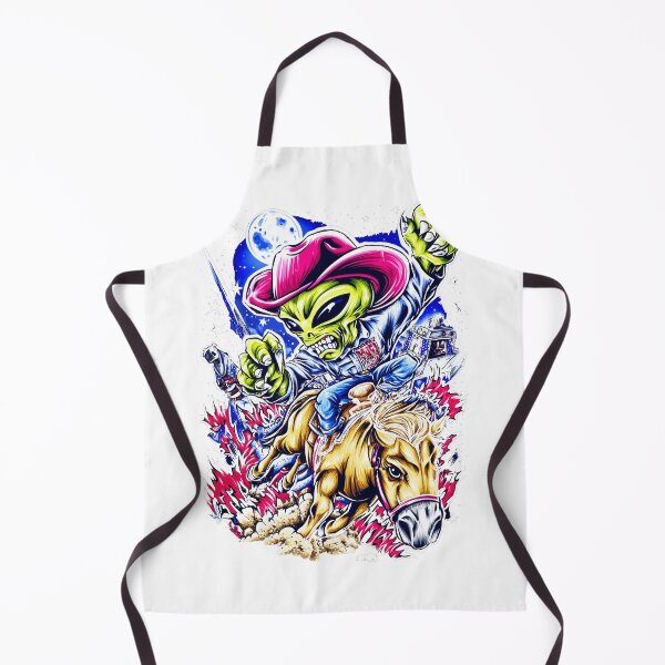 Item preview, ALIEN RIDING BUCKING BRONCO designed and sold by MWFDesign.