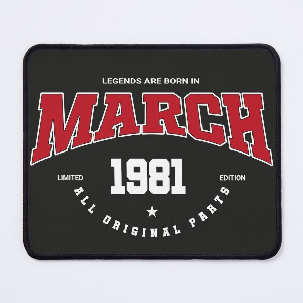 Item preview, March legends 1981 designed and sold by HB Shirts.