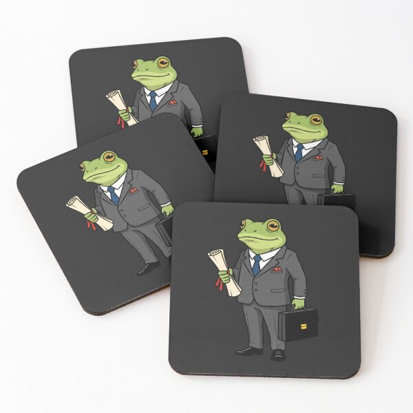 Item preview, Lawyer Frog Illustration – Professional Frog Lawyer in Suit | Legal Career Cartoon Art designed and sold by ColorSplash123.