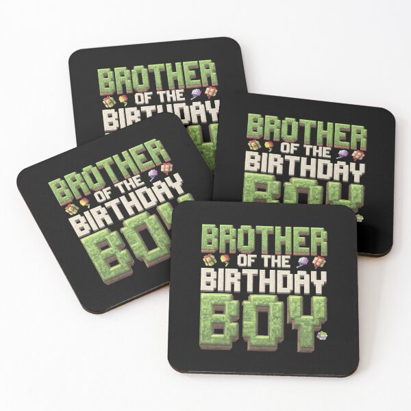 Item preview, Brother of The Birthday Boy Video Gamer Pixel Birthday Party  designed and sold by MythWoot.