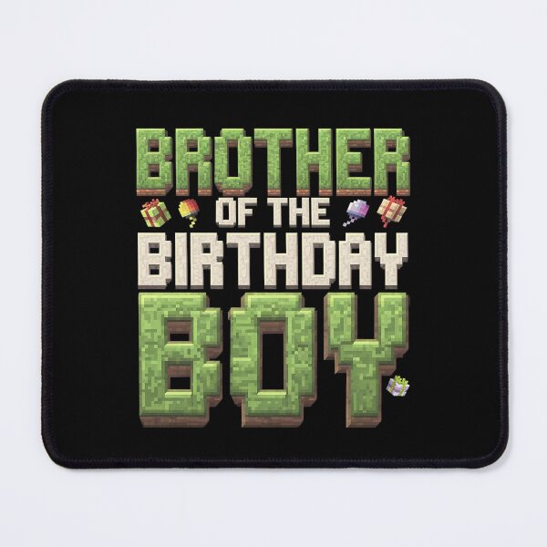 Item preview, Brother of The Birthday Boy Video Gamer Pixel Birthday Party designed and sold by MythWoot.