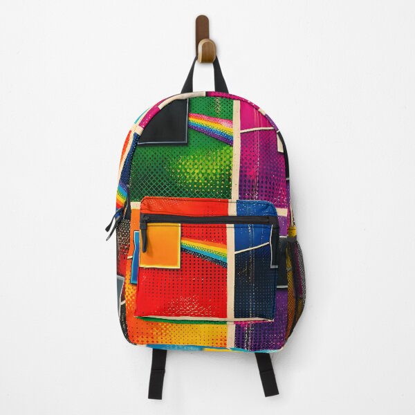 Item preview, Spectrum Squares Ninefold - Prismatic Pop Grid designed and sold by konkav.