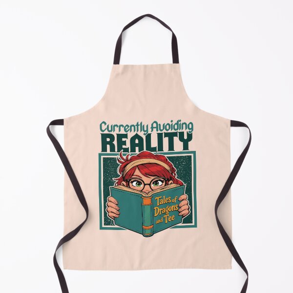 Item preview, Fantasy Book Reader Currently Avoiding Reality designed and sold by TheJollyDoodle.