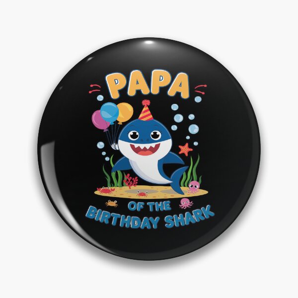 Item preview, Papa Birthday Kids Shark Daddy Party Matching Family  designed and sold by FadeOfThrone.