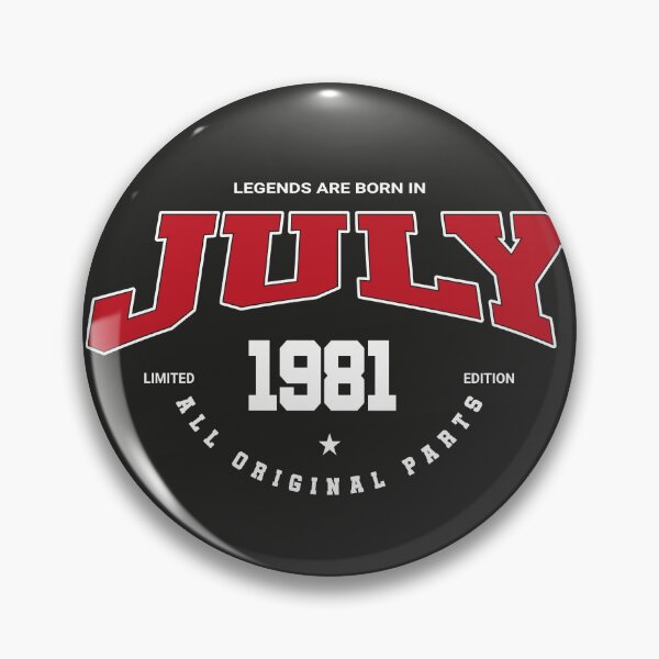 Item preview, July legends 1981 designed and sold by HB Shirts.