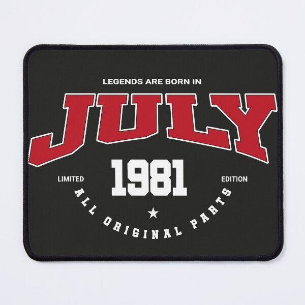 Item preview, July legends 1981 designed and sold by HB Shirts.