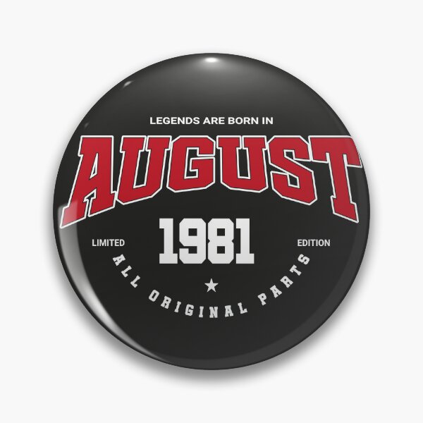 Item preview, August legends 1981 designed and sold by HB Shirts.