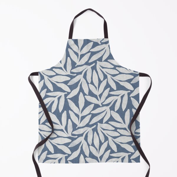 Item preview, Textured boho botanical branch silhouette - Slate blue designed and sold by Illustrated by Nat.