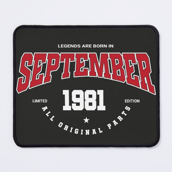 Item preview, September legends 1981 designed and sold by HB Shirts.