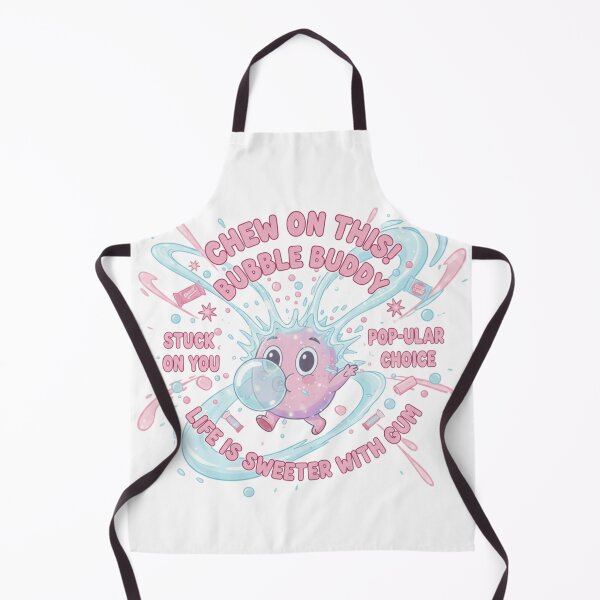 Item preview, Pink Bubblegum Buddy Cute Character Aesthetic Bubble Gum Pop Art – Stuck On You Pastel Pink designed and sold by Gurjeetpixelart.