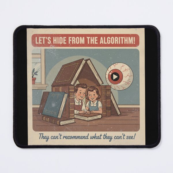 Item preview, Let's Hide From The Algorithm Retro Art designed and sold by Vantage Print Co..