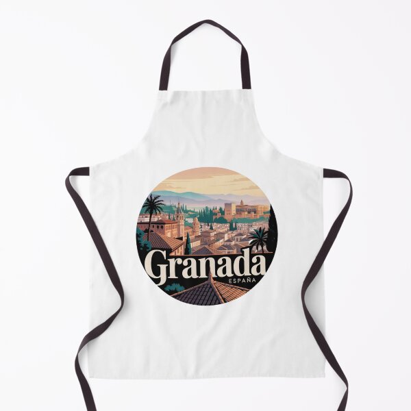 Item preview, Granada Spain Vintage Poster - Retro Alhambra & Albaicin View designed and sold by CircinusStore.