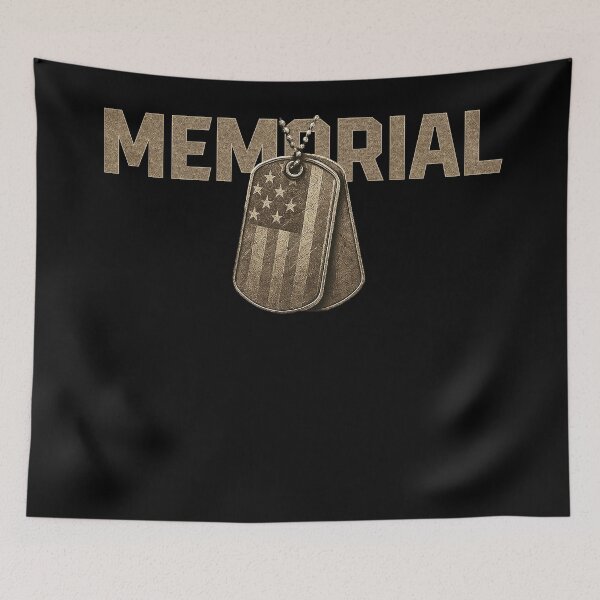 Item preview, MEMORIAL Military Dog Tags Design designed and sold by Callsign 84.