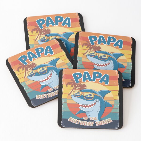 Item preview, Papa of the Shark Birthday Matching Family 12  designed and sold by FadeOfThrone.