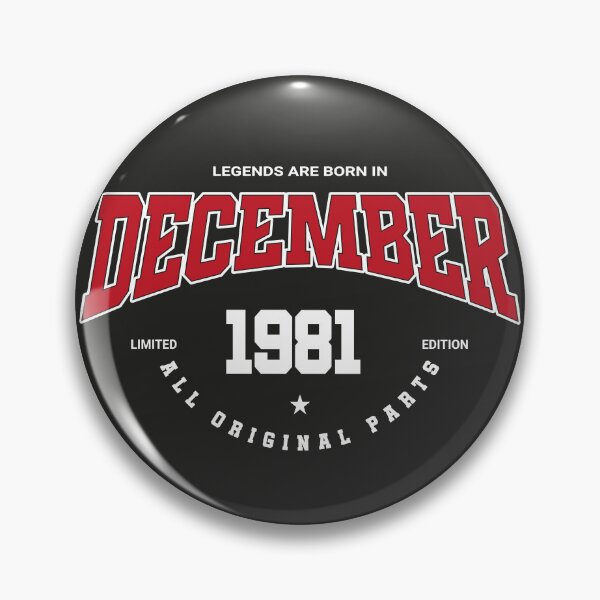 Item preview, December legends 1981 designed and sold by HB Shirts.