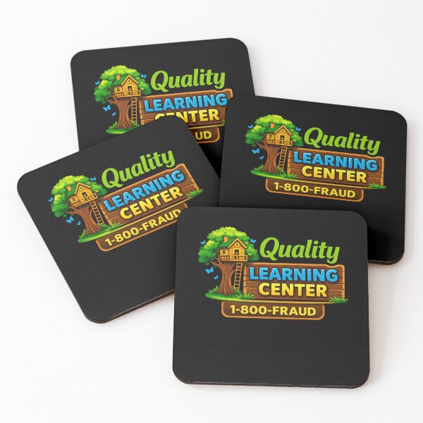 Item preview, Quality Learning Center 1-800-FRAUD Funny School Joke designed and sold by SofenArt.