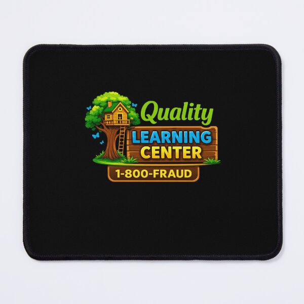 Item preview, Quality Learning Center 1-800-FRAUD Funny School Joke designed and sold by SofenArt.