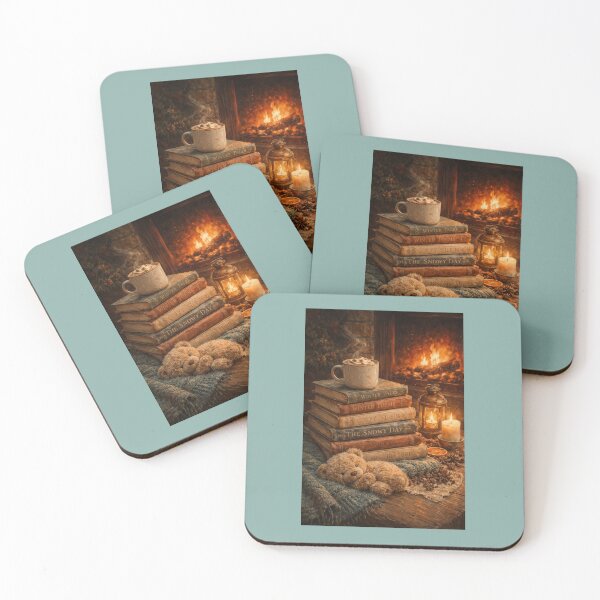 Item preview, Winter Stack: Books by the Fire designed and sold by Novel Works Studio.
