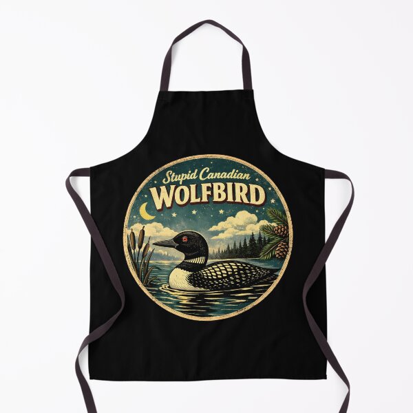 Item preview, Stupid Canadian Wolf Bird Funny Loon Bird Watching Lover designed and sold by gear-posters.