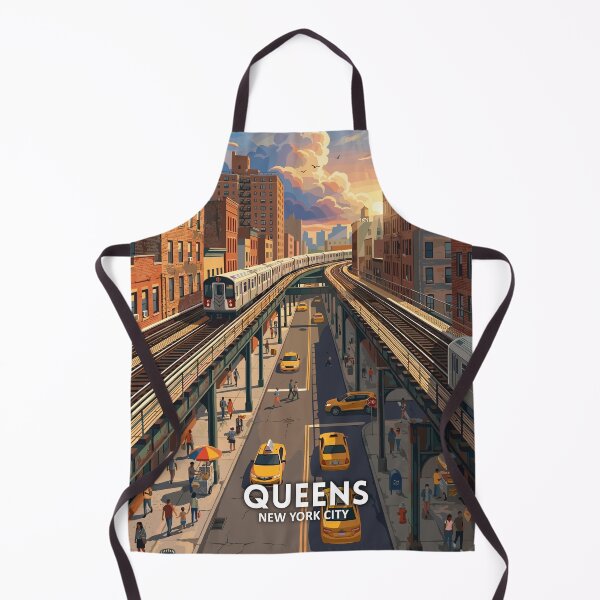 Item preview, Queens New York NYC - Travel art designed and sold by Marciolini.