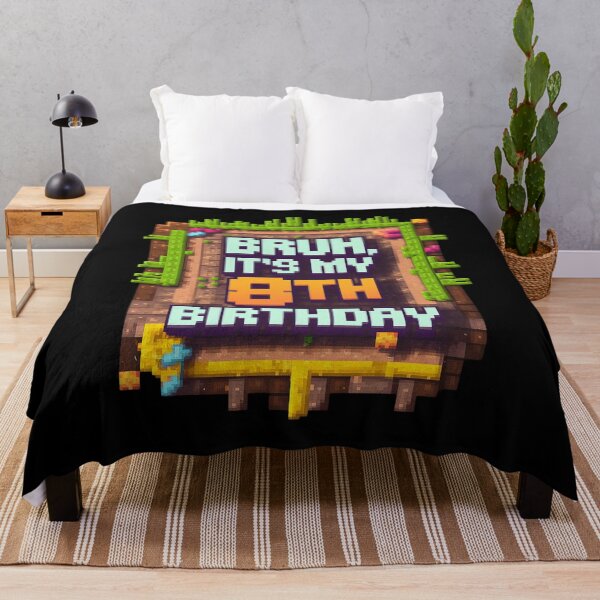 Item preview, Bruh It's My 8th Birthday 8 Year Old Birthday Boy Pixel Game 1 designed and sold by MythWoot.