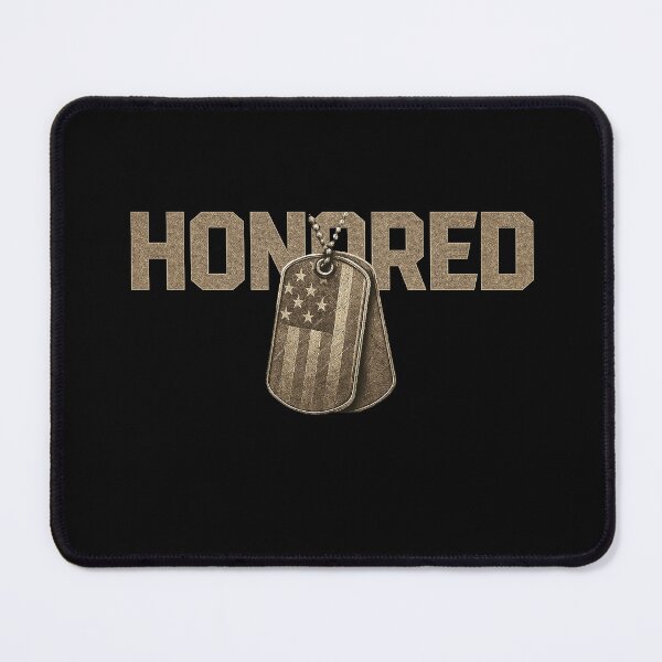 Item preview, HONORED Military Dog Tags Design designed and sold by Callsign 84.