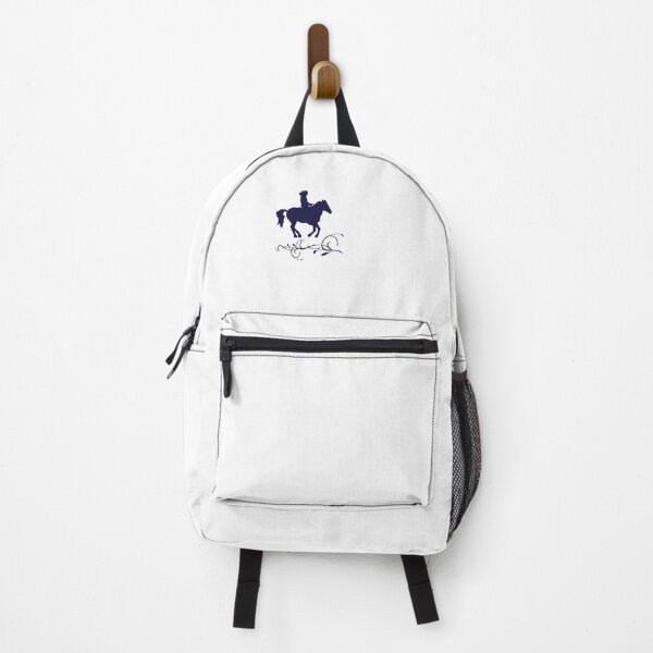 Item preview, Navy Rider on Horse with Birds – Minimal Logo designed and sold by Dotadoari.