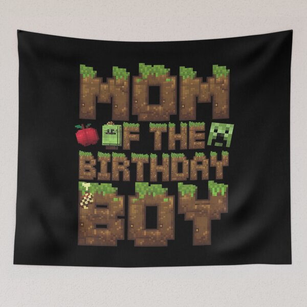 Item preview, Dad And Mom Of The Birthday Boy Video Gamer Pixel Number  designed and sold by MythWoot.