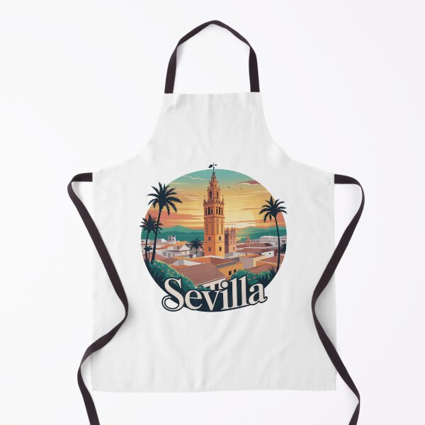 Item preview, Sevilla Spain Vintage - Retro Giralda Tower View designed and sold by CircinusStore.
