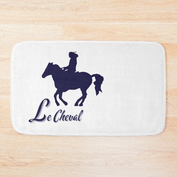 Item preview, Le Cheval – Navy Rider on Horse Minimal Logo designed and sold by Dotadoari.