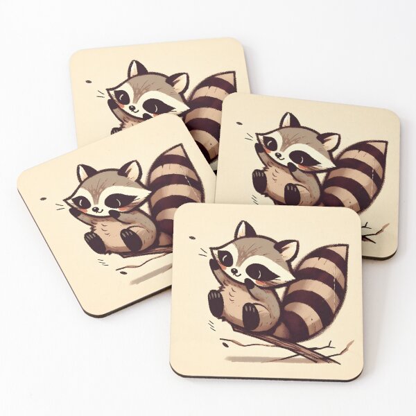 Item preview, Cute Racoon, Ai Generated Art  designed and sold by ACC .